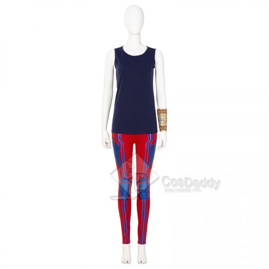 Kids Children 2022 Kamala Khan Cosplay Costume Outfits Halloween Carnival Suit main image 1